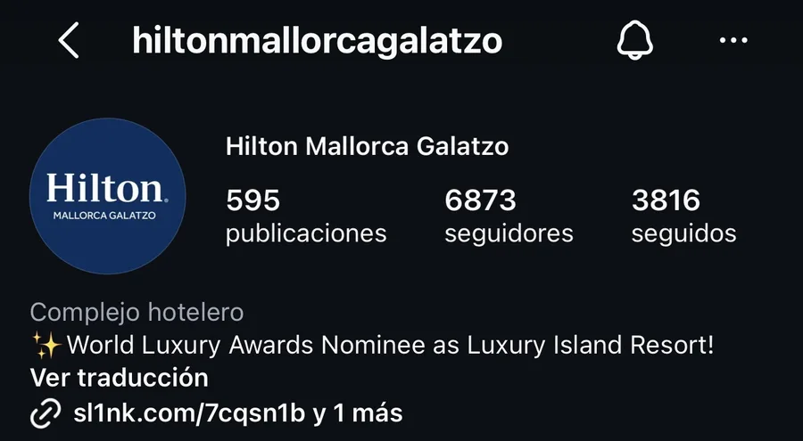 Perfil de @hiltonmallorcagalatzo después